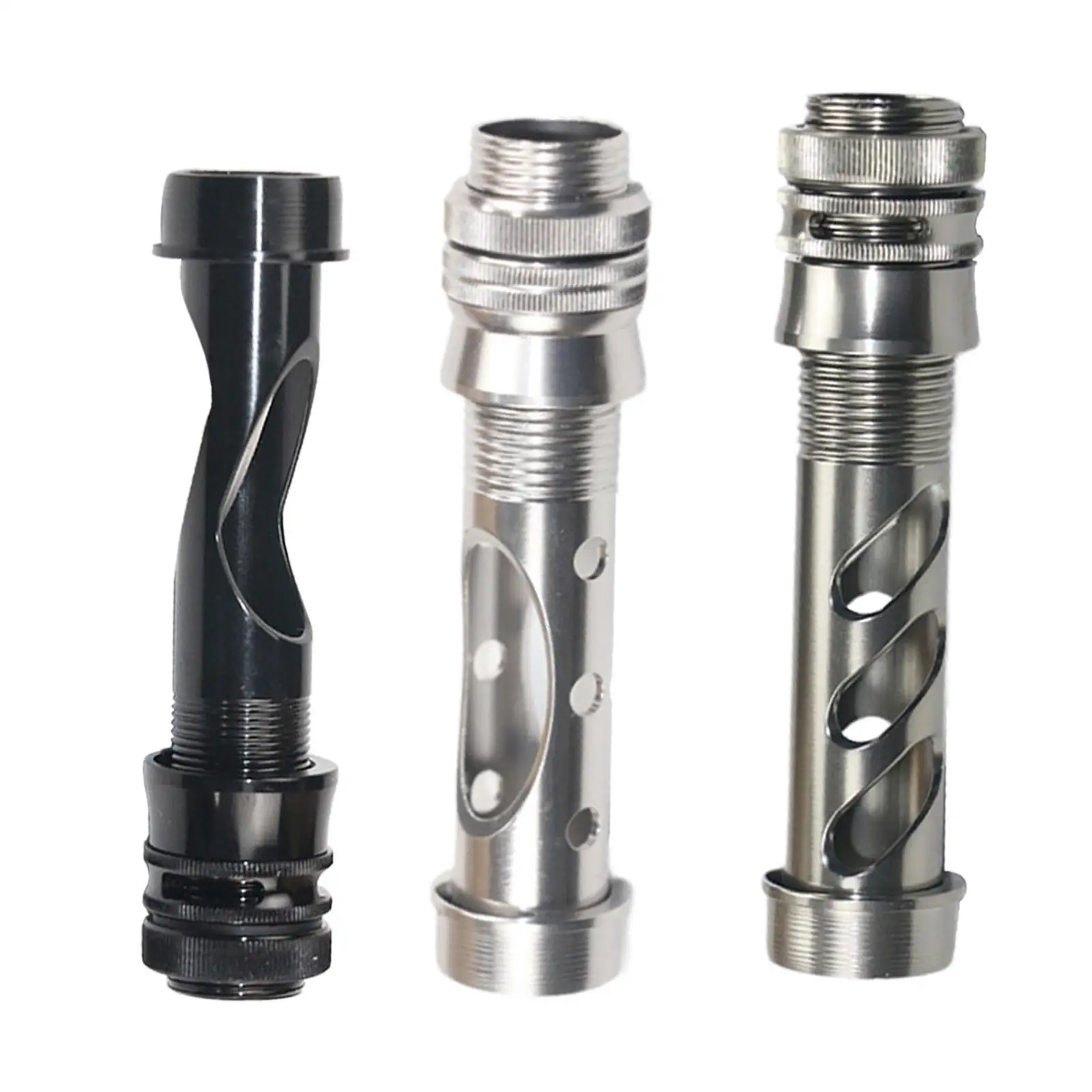 لتقوم بها بنفسك يطير الصيد رود مقعد الأجزاء المعدنية المحمولة المدمجة جوفاء الصيد التروس DIY بها بنفسك الصيد رود مقبض رف القطب إصلاح استبدال