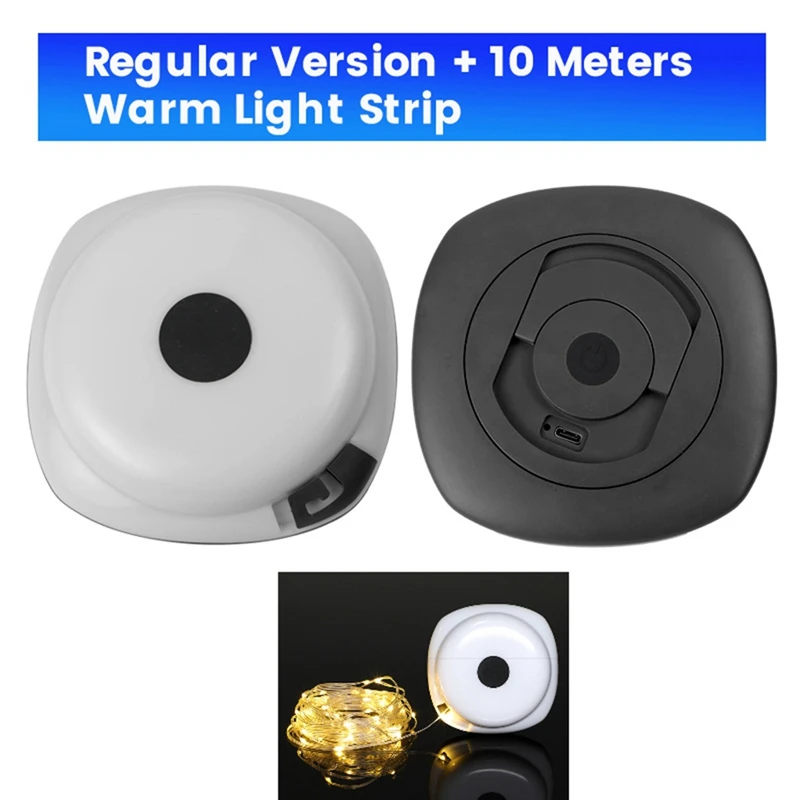 مصباح LED للتخييم بشريط جوي ، طول 10 أمتار ، IPX4 مقاوم للماء ، مصباح حزام خفيف قابل لإعادة التدوير لغرفة الخيمة ، سهل التركيب