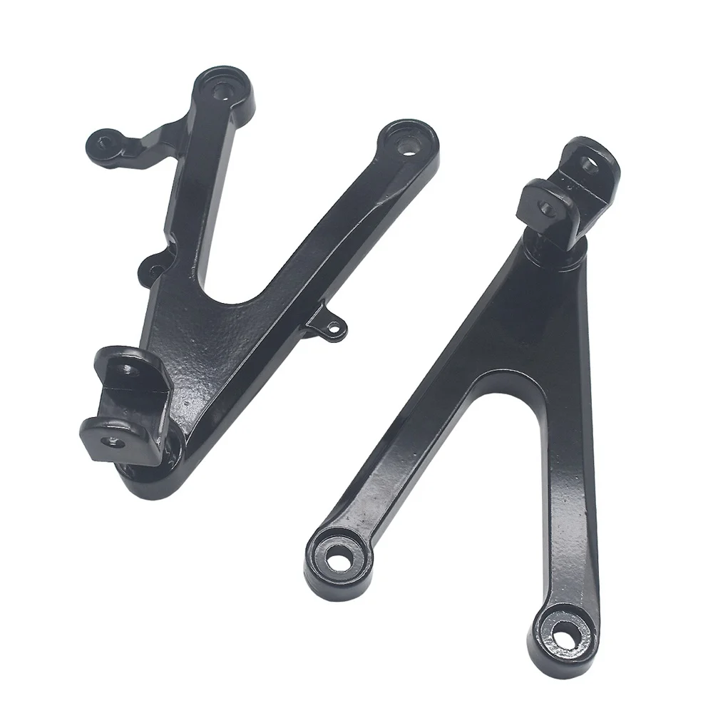 Motorcycle Rider Front Foot Pegs Footrest Set Brackets For Yamaha YZF R1 YZF-R1 2002 2003