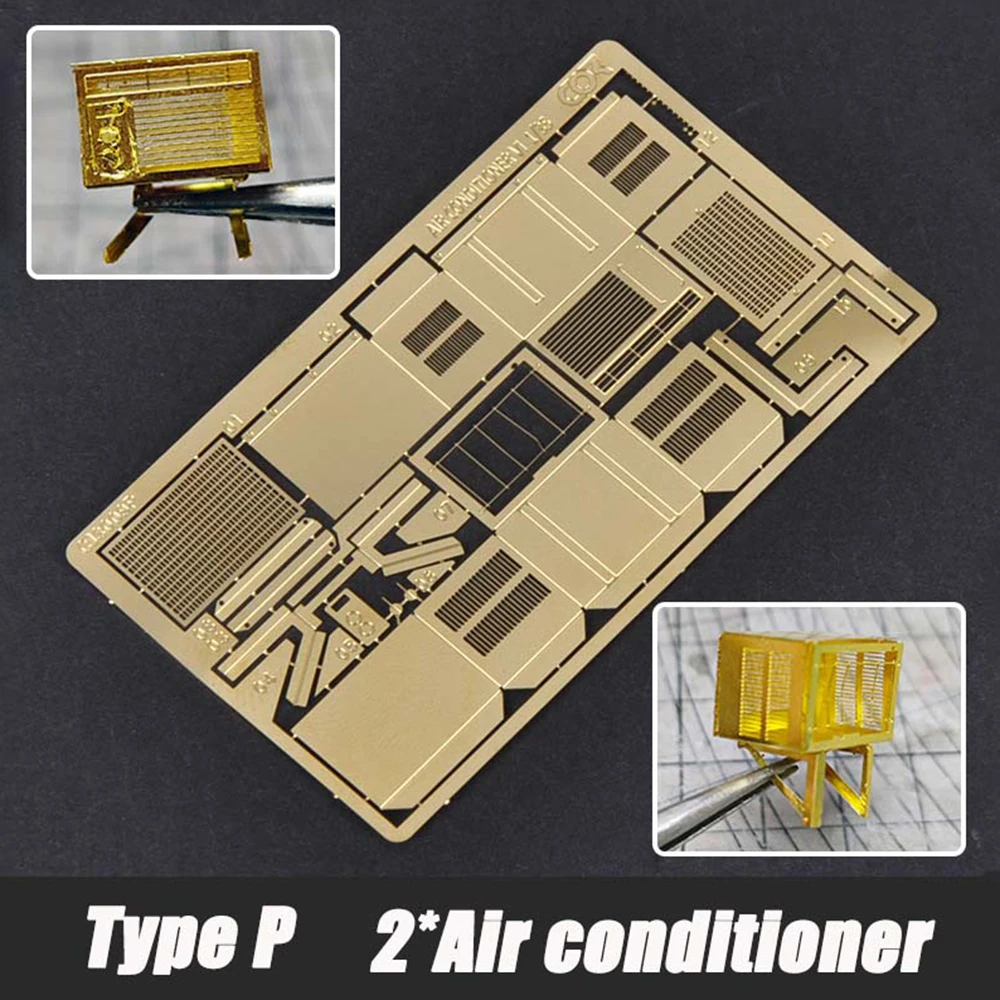 

1PC Miniature Diorama Air Conditioner Outside Unit Model Garage Scene Accessories Model Layout Parts