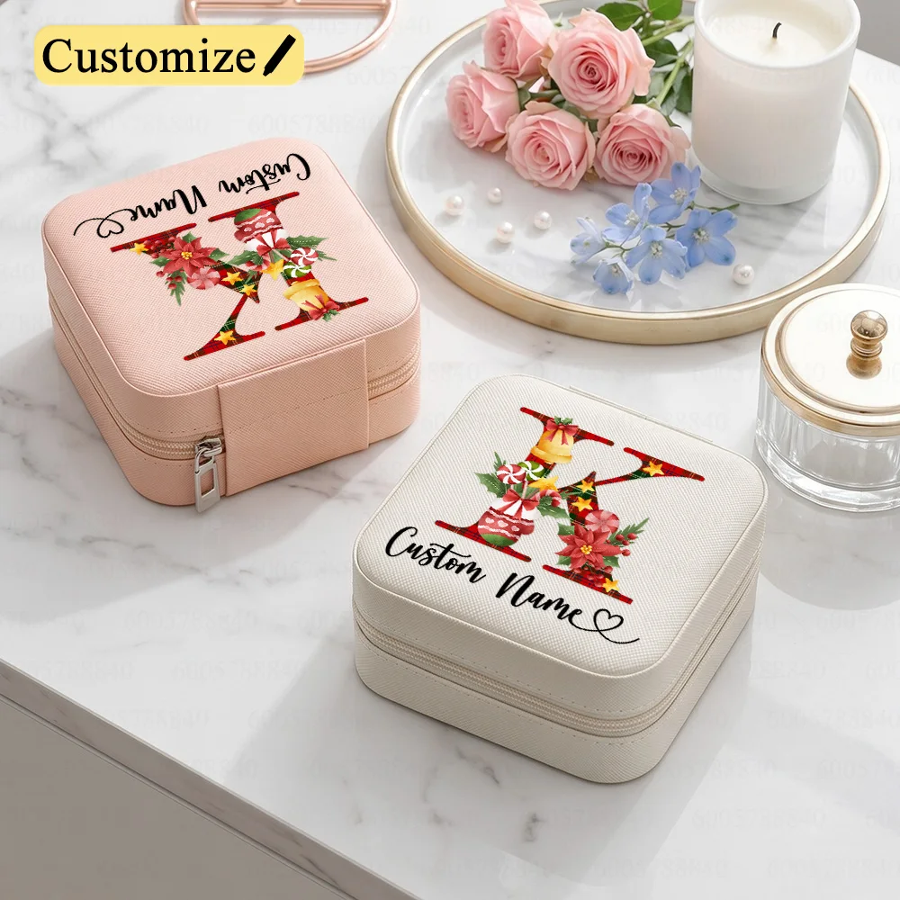 Personalized Name Christmas Jewellery Storage Box