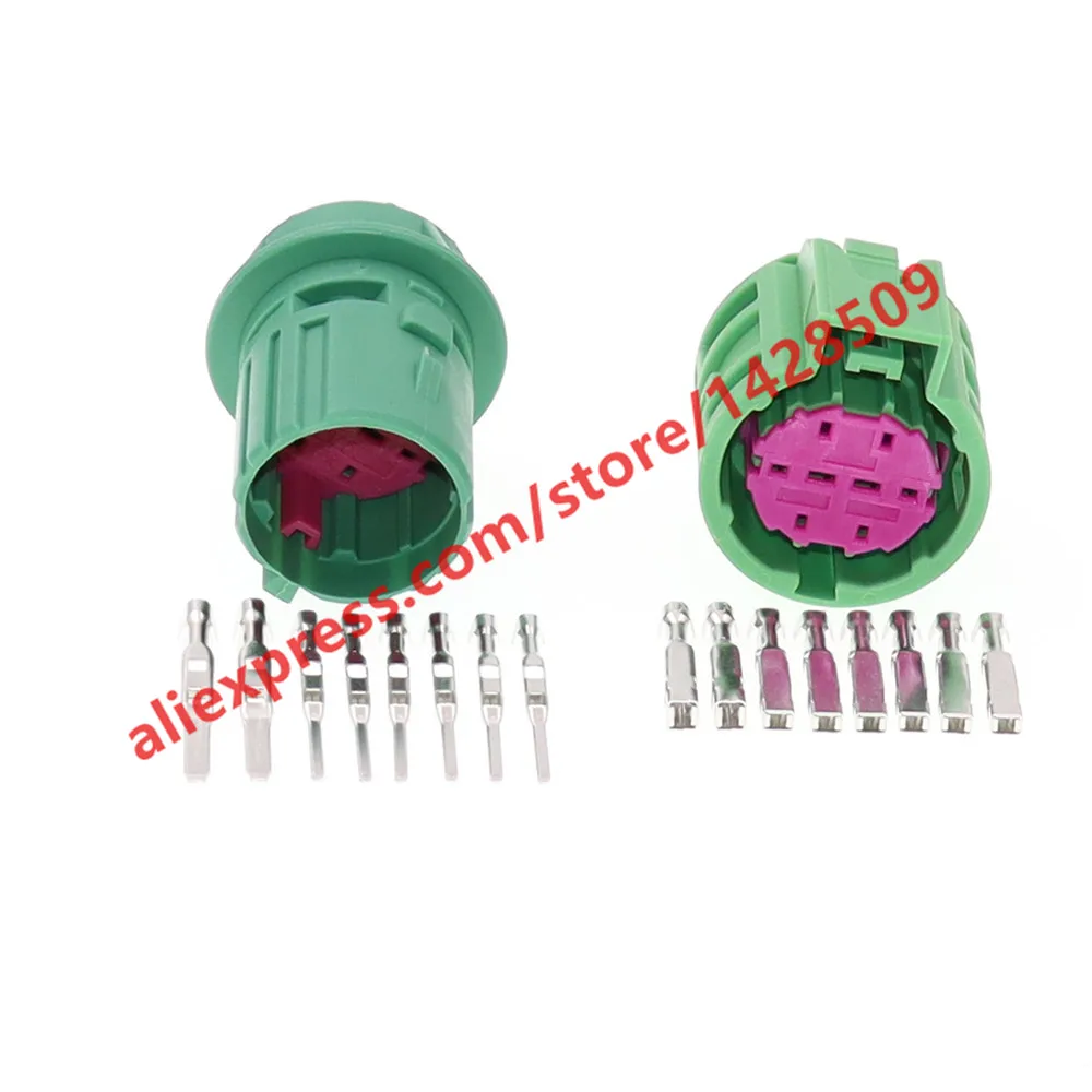1 Set 8 Pin 13606031X Automobile Headlight Plug Wiring Harness Car Electronic Socket For Fiat 500X Pendor 500