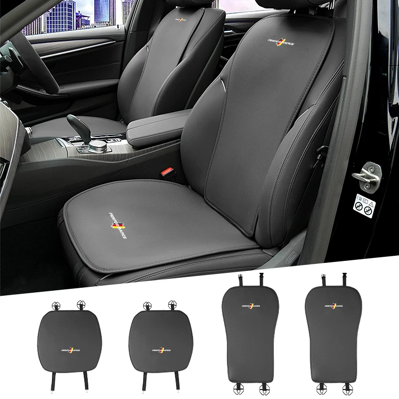 1Set Car Seat Leather Cushion Cover Breathable Anti Slip Chair Protector Pads For BMW 1 2 3 7 Series X1X2X3X4X5X6G20 G30 G11 G12