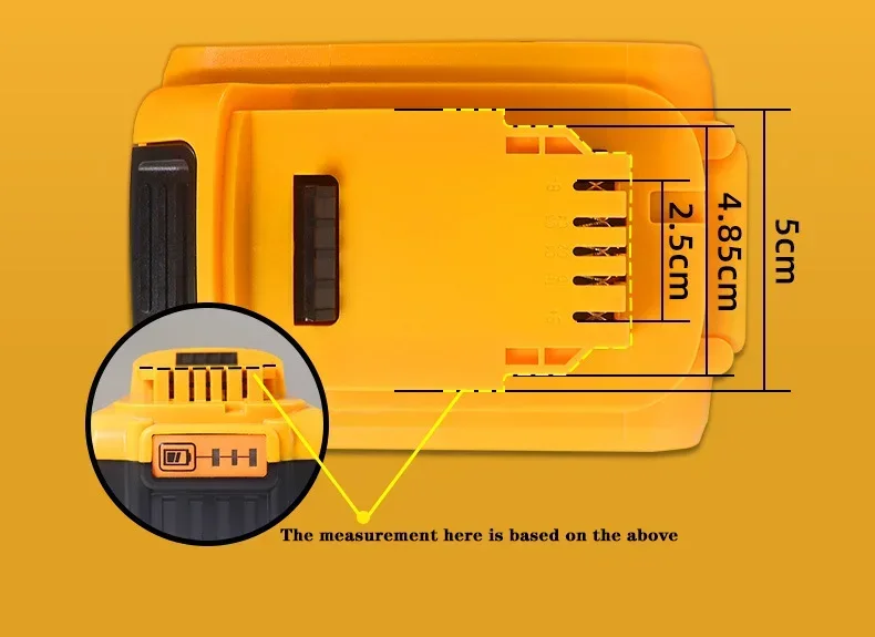 For DEWEI 20V 3.0Ah 6.0Ah 9.0Ah Rechargeable Power Tools Battery with LED Li-ion Replacement DCB205 DCB204-2 DCB206
