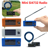 Small Portable Radio Fm SI4732 0.5-108mhz Emergency Radio FM/AM Radio 1.9in IPS Screen All Band Radio Receiver with Antenna