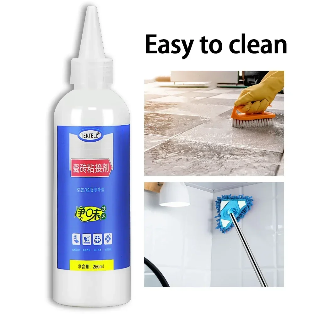 Tile Glue Strong Adhesive Floor Tile Empty Drum Loose Repair Injection Filling Seam Instead of Wall Tile Falling Off Back Glue