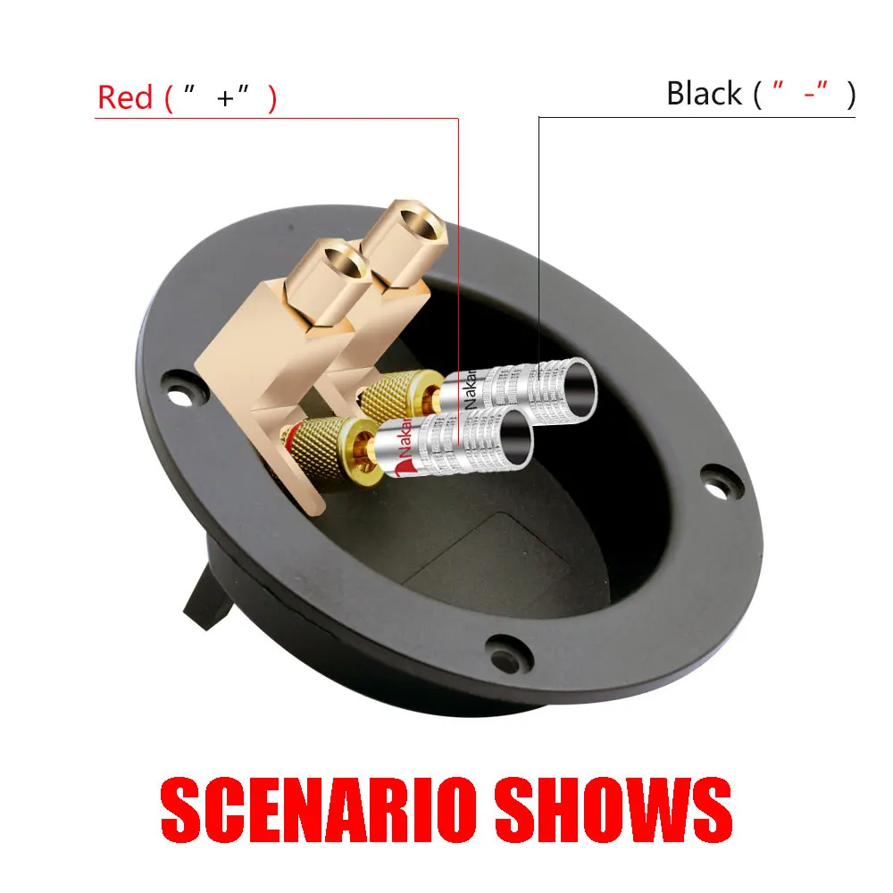 5-10Pcs High Quality gold plated Speaker Fork Jack Connector Spade Plug For 4mm U Banana Plug to spade Adapter