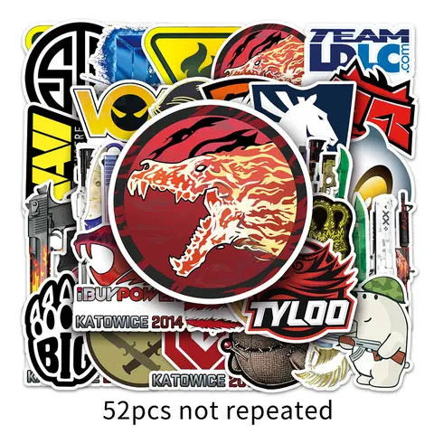 10/30/50 PIÈCES Nouveau Jeu Chaud CS GO Dessin Animé Autocollants BRICOLAGE Ordinateur Portable Bagages À Roulettes Graffiti Autocollants Amusant pour Enfant Jouets Cadeau