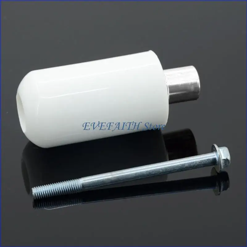 

124B 1 Pair Frame Sliders Crash Protector Pads Motorcycle Protective Slider-Black