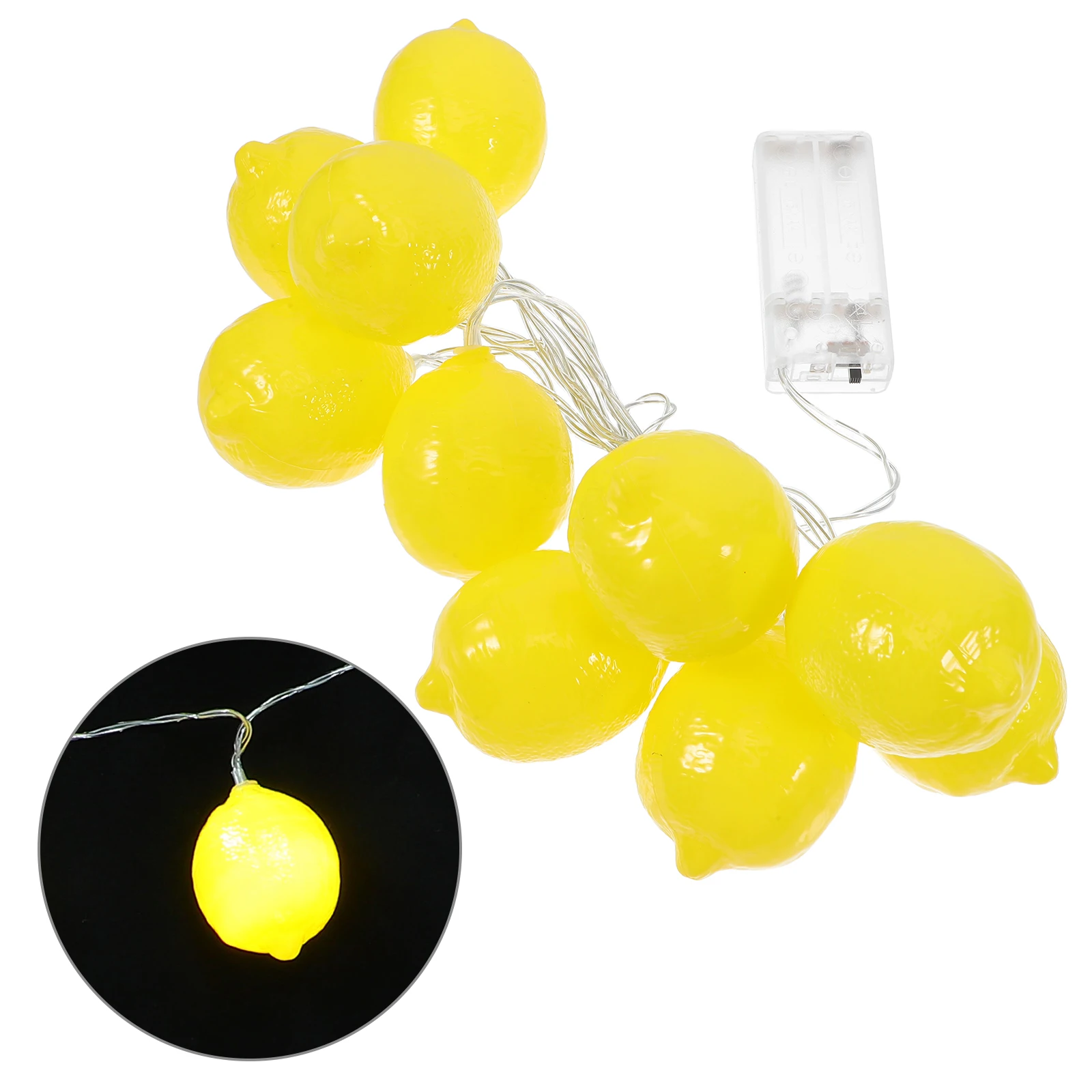 

1.5M 10Leds Led Lemon String Lights Warm White Fairy Light For Home Garden Party Bedroom Patio Easter Festival Decoration