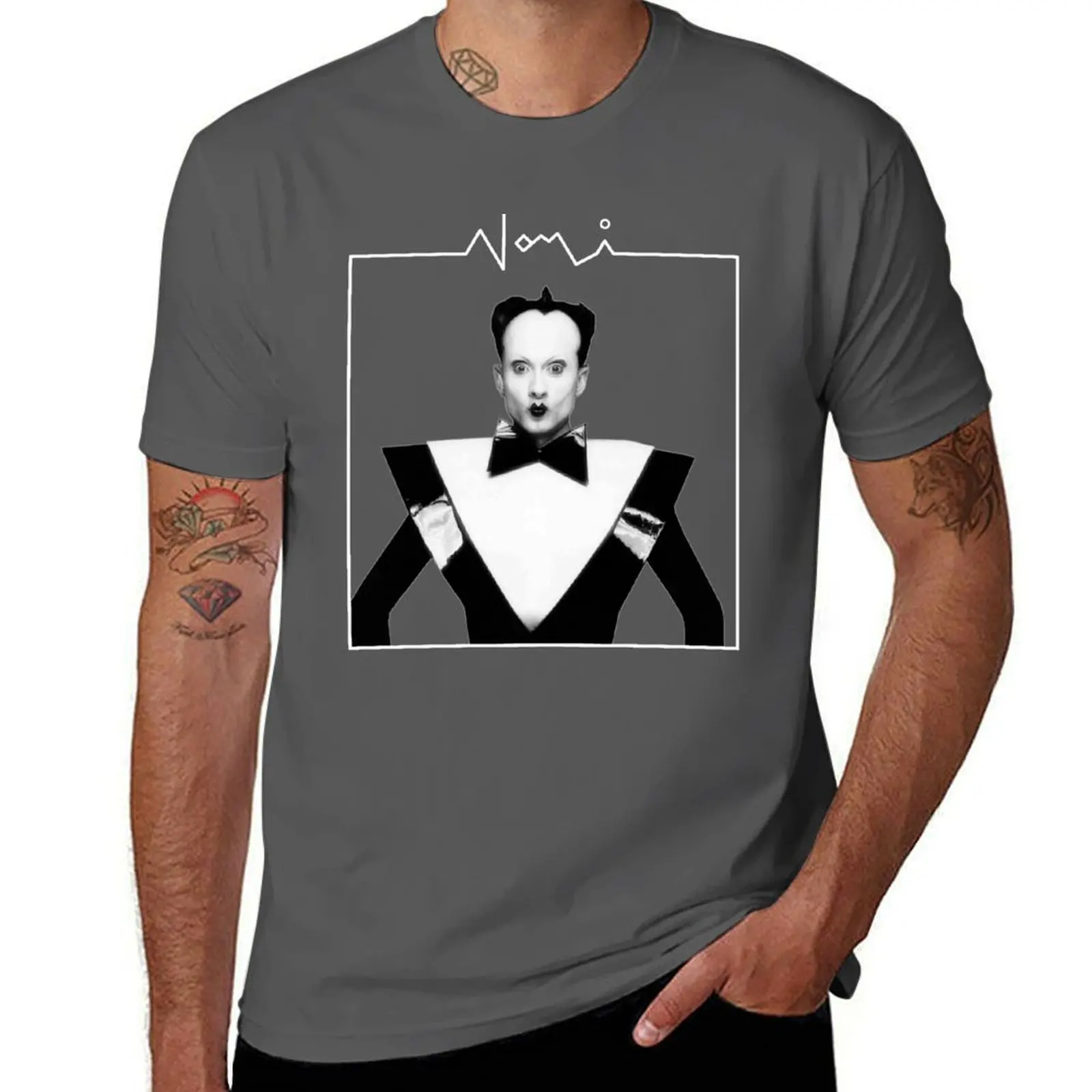 

klaus black nomi T-Shirt Anti-Fade Casual Tee Shirt