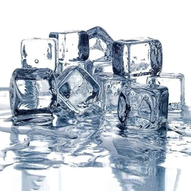 A Set 3D Acrylic Fake Ice Cube Artificial Square Crystal Ice Bar Props Ice Cube Maker DIY Ball Molds for Whiskey Advantage