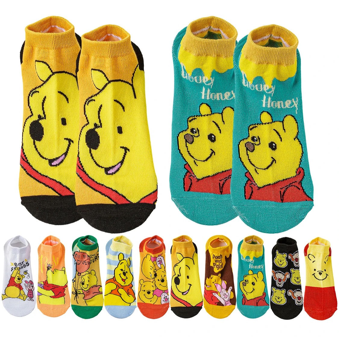 

Potdemiel Disney Men Women Hip Hop Casual Crew Socks Cartoon Anime Christmas Halloween Prints Street Fashion Novelty Funny Socks