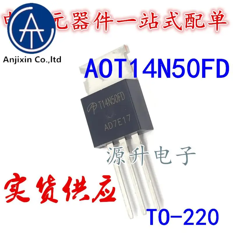 

20PCS 100% orginal new AOT14N50FD/T14N50FD