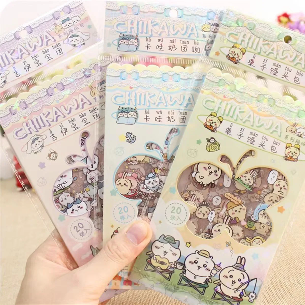 

Водонепроницаемые наклейки Chii Kawa Cartoon Cut Free для скрапбукинга, DIY-журналов и декоративного оформления Usaqi