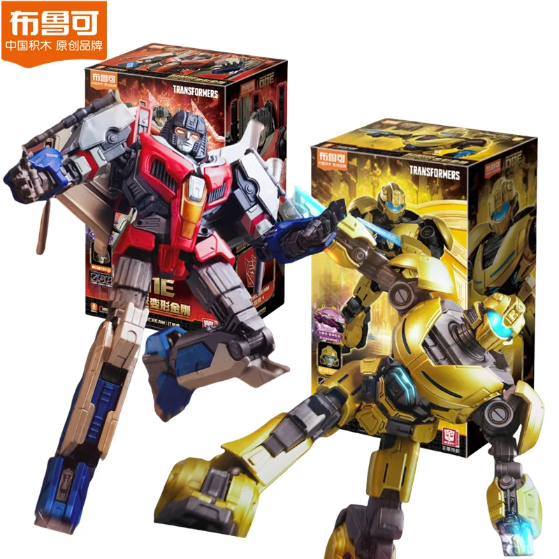 Original BIOKEES Transformation G1 ONE Optimus Prime Bumblebee Starscream Building Block Action Figure Autobots Kids Toys Gift