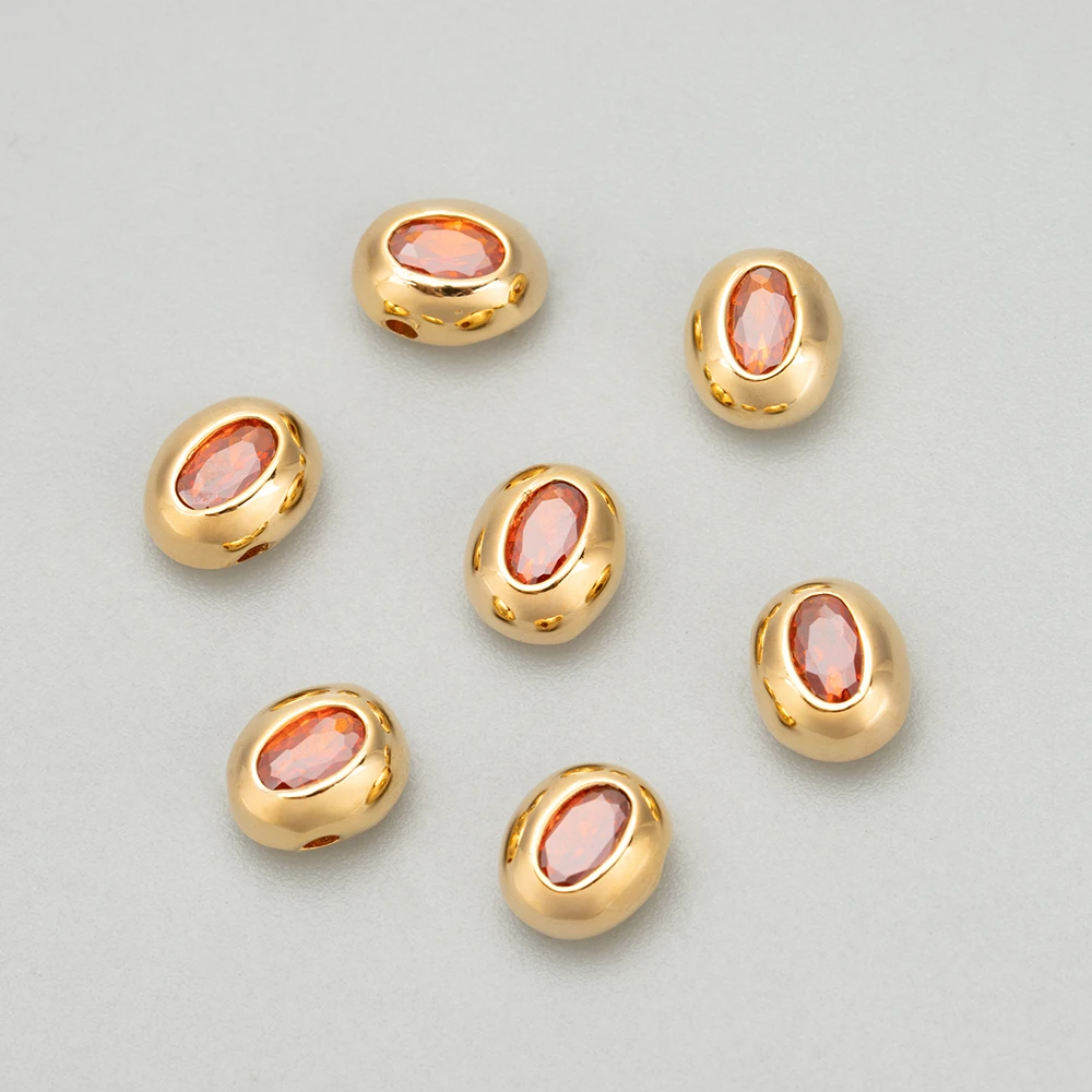 GUFEATHER ME29,jewelry accessories,18k gold plated,copper,zircons,nickel free,charms,jewelry making,diy pendants,6pcs/lot image 3