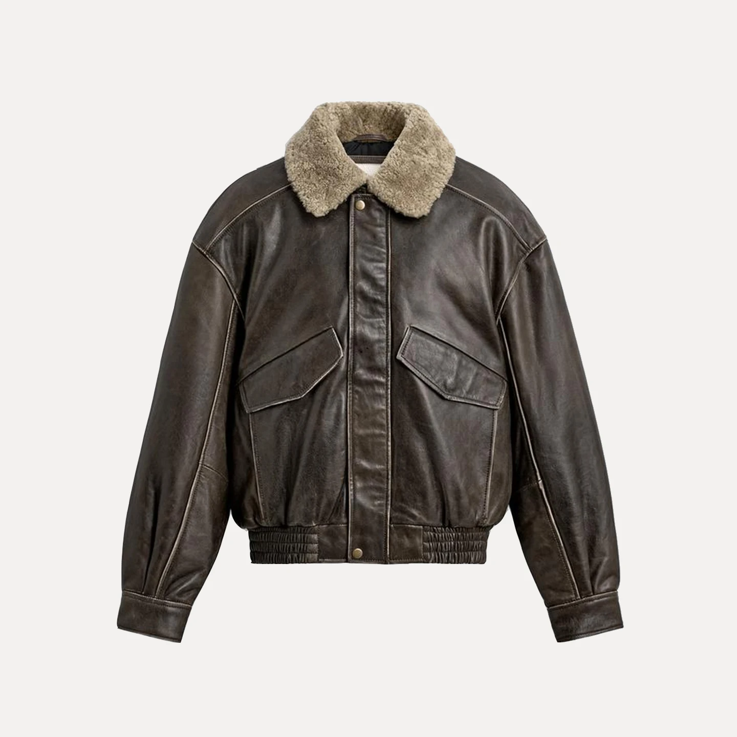 Faionable Pilot Jaet Men's ort Sve Long Sve Color Blo Casual Sle Youth Autumn New Arrival Z Brand