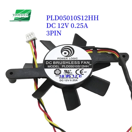 Imagen 2 del producto VENTILADOR para Sapphire FirePro W5000 W5000 W5100 WX5100 DVI PLD05010S12HH ventilador de refrigeración de tarjeta gráfica