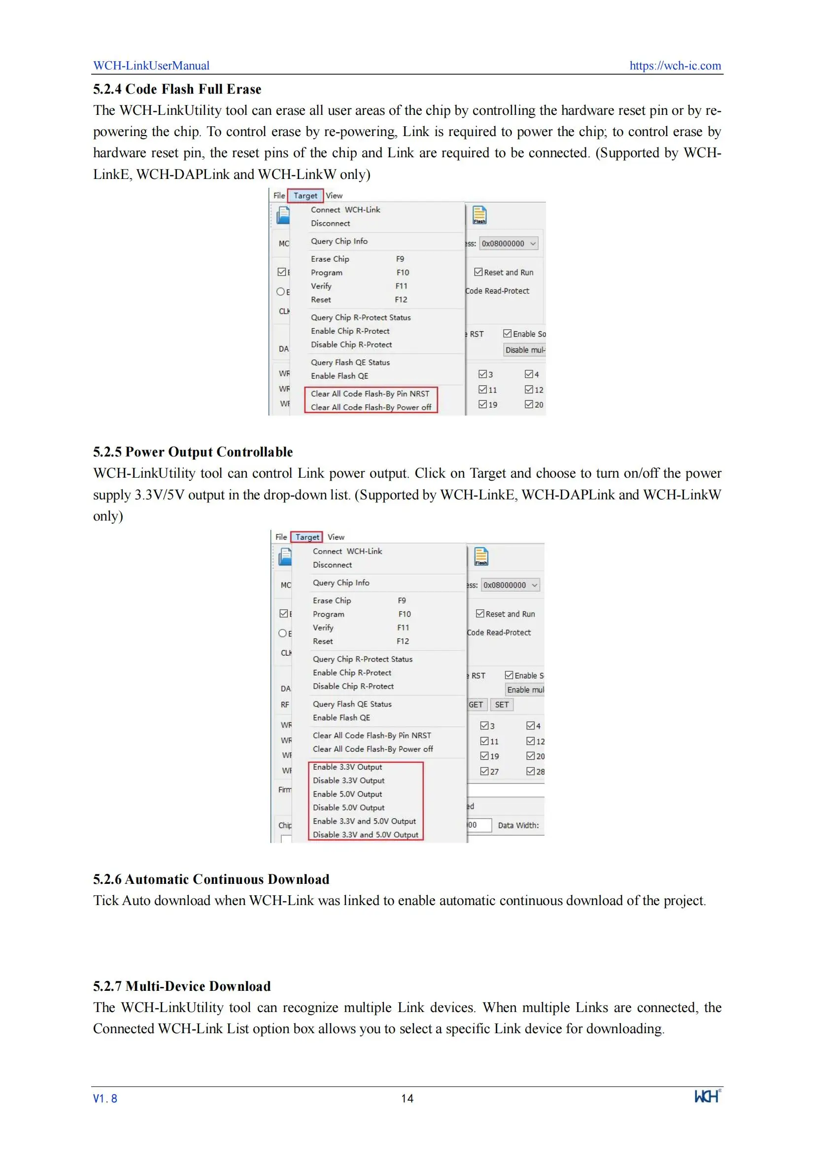 WCH LinkE Online-Download-Debugger unterstützt WCH RISC-V-Architektur MCU/SWD-Schnittstelle ARM-Chip 1 serieller Port zum USB-Kanal – Detail 14