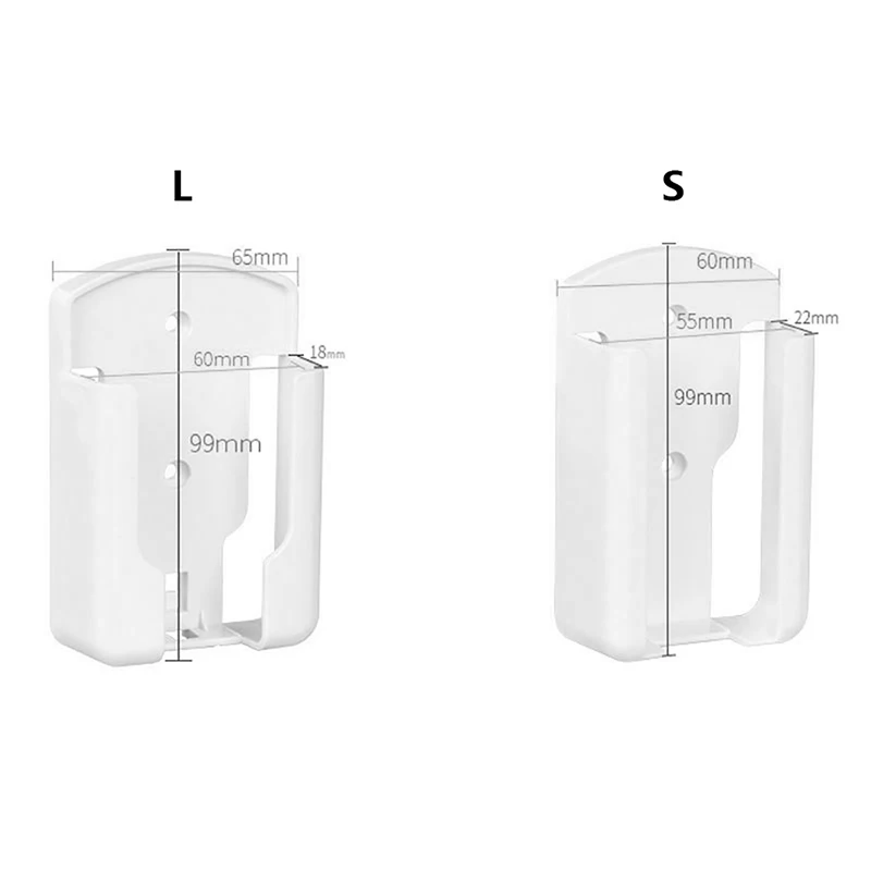 S/L Universal Remote Controller Holder Phone Charging Bracket Air Conditioner Remote Controller Wall Shelf Mount Stand Plastic