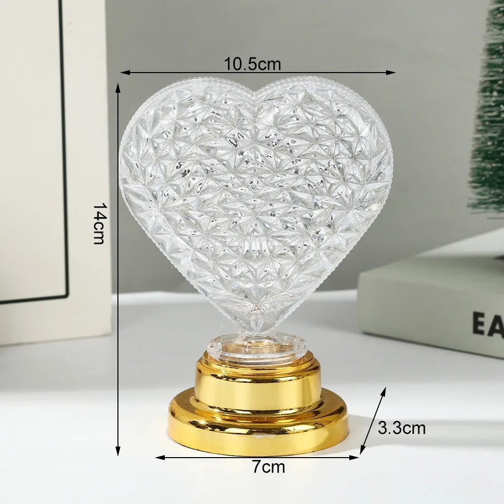 Portable Battery Powered LED Night Light Star Moon Design Multi-Color Table Decor Lamp Bedroom Night Light Home Decor