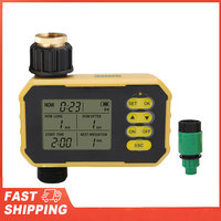 Solar Sprinkler Timer Adjustable Solar Panel Type C Port Automatic Watering Garden Hose Water Timer with Rain Sensor