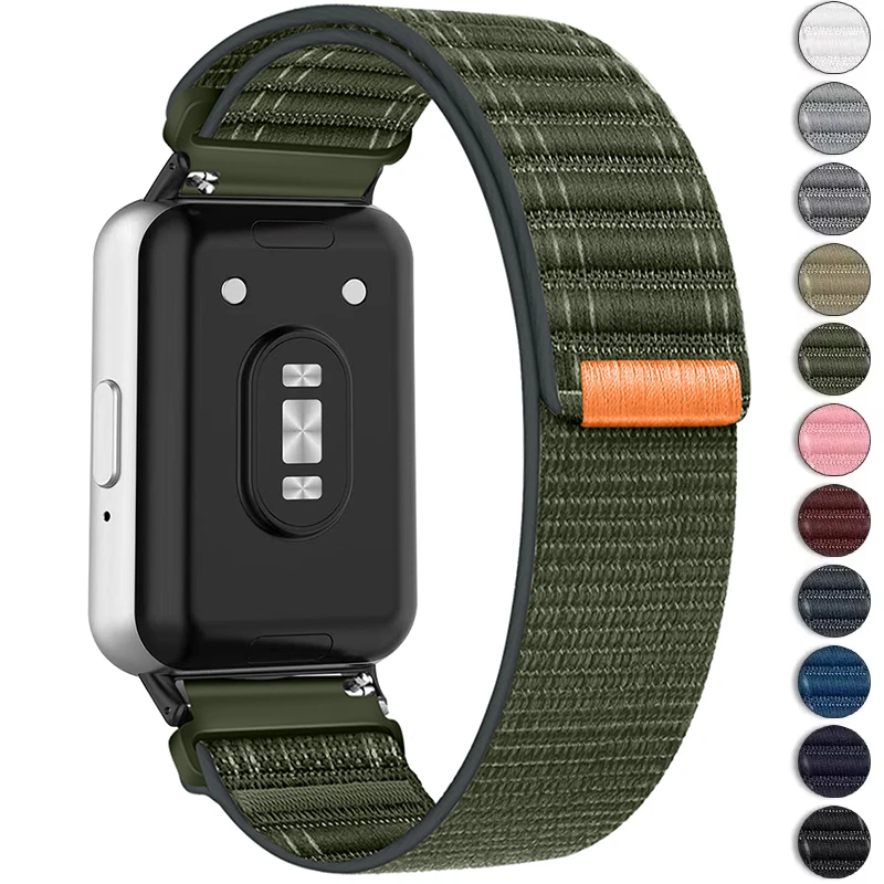 Nylon Loop for Samsung Galaxy Fit3 Strap Accessories Breathable Adjustable Replacement Correa Sport Bracelet Galaxy Fit 3 Band