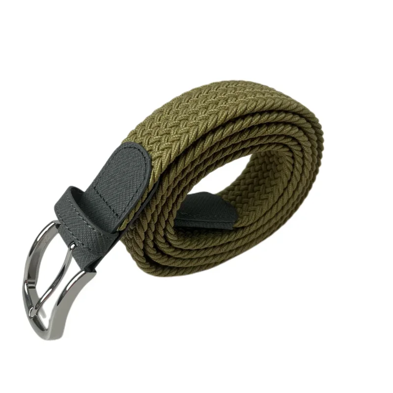 

Mens Extra Long Belt 140cm 180cm Plus Size Braided Elastic Belt Non Porous Comfortable and Suitable for Big and Tall