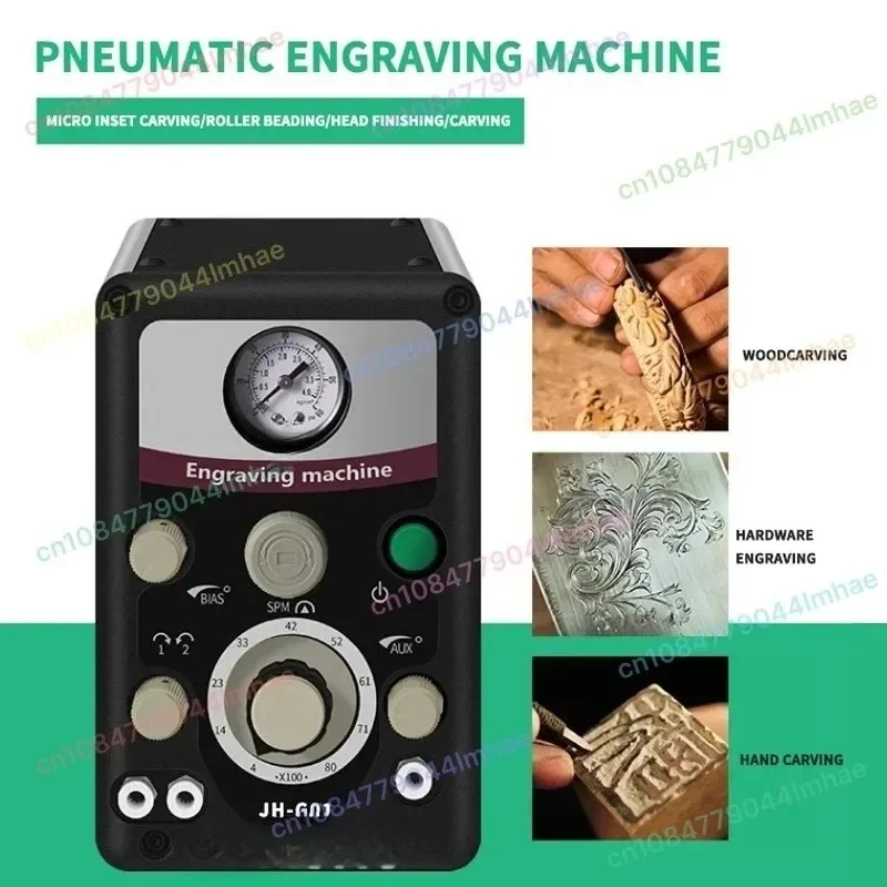 NF JH-G01 Jewelry Engraving Machine Pneumatic Double Head Engraving Tool Gold Silver Jewellery Crafts Making Quick Engraver Devi