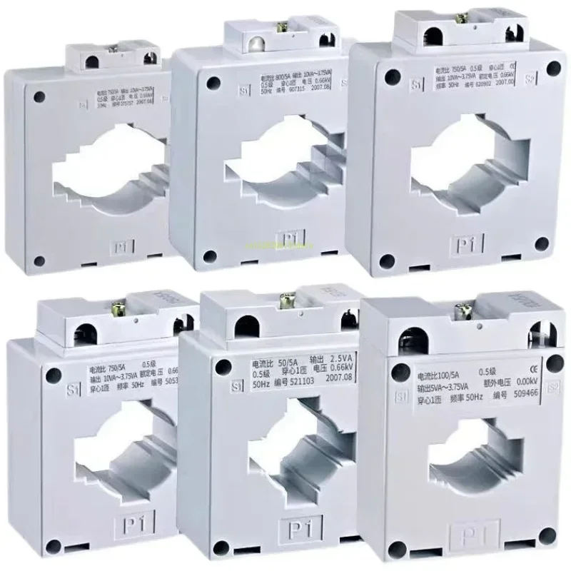 Chint Three-phase Current Transformer BH-0.66 AC Through Hole 0.5 Grade 30 40 Hole Square Closed Transformer CT