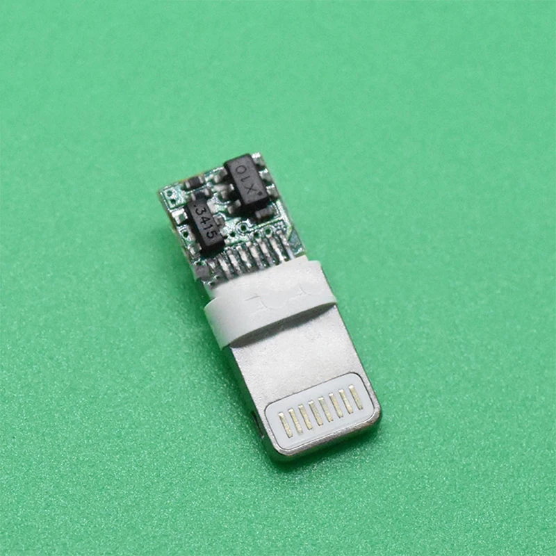 NEW SALE Lighting chip fast charging plug DIY only charging connector male mobile phone data cable lightning shell