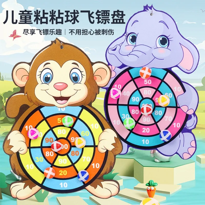 

Animal Dart Board for Kids Toys, Dart Board with Sticky Balls Birthday Party Games Indoor Outdoor Sport Games for Children