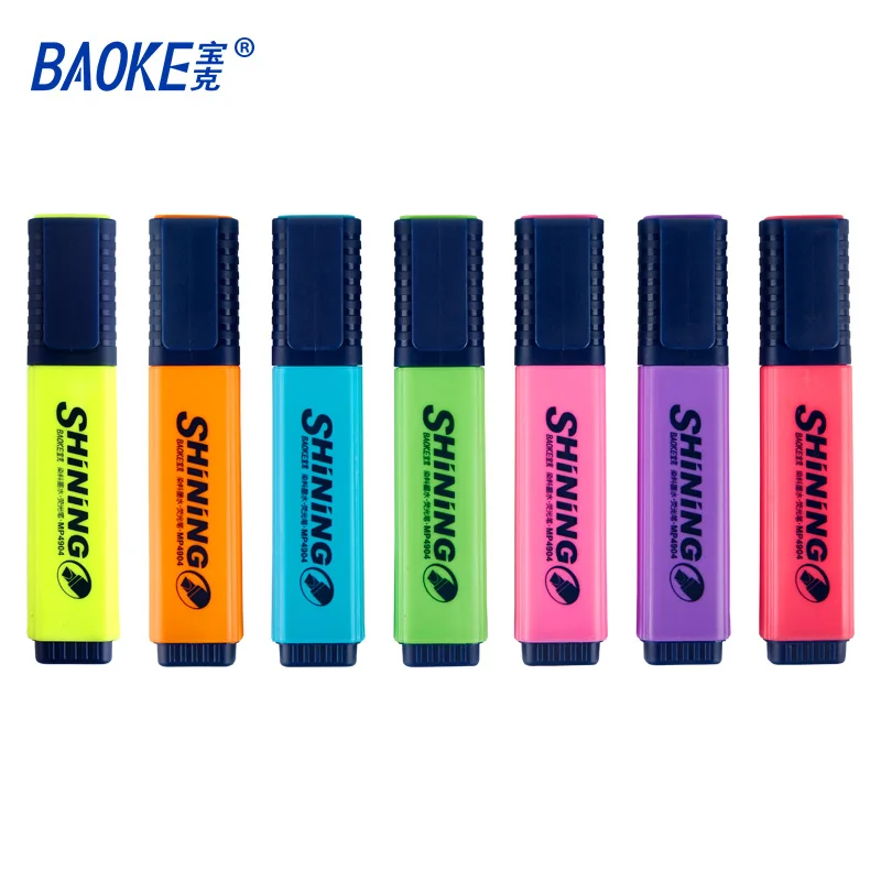 BAOKE MP4904 Highlighter Marker Pen 6 Colors