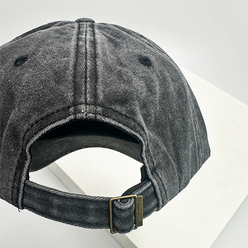 Letter Embroidery Baseball Hats American Vintage Flag Breathable New Unisex Sunshade Versatile Peaked Caps Fashion Distress ins