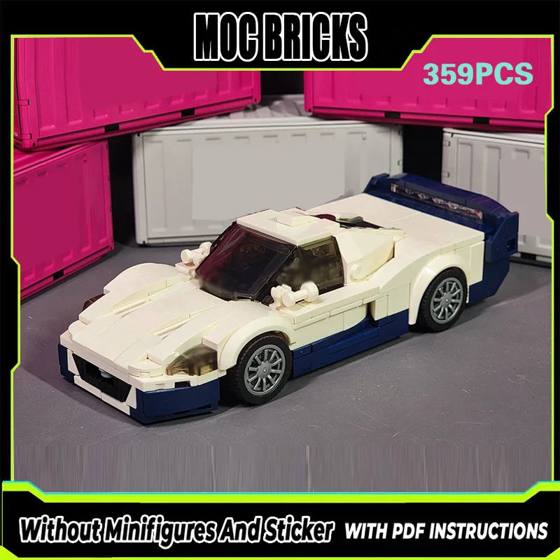 

Speed Racing Car Model MOC Building Bricks MC12 Mid-Engine Supercar Modular Technology Gifts Holiday Assemble Children Toys Suit