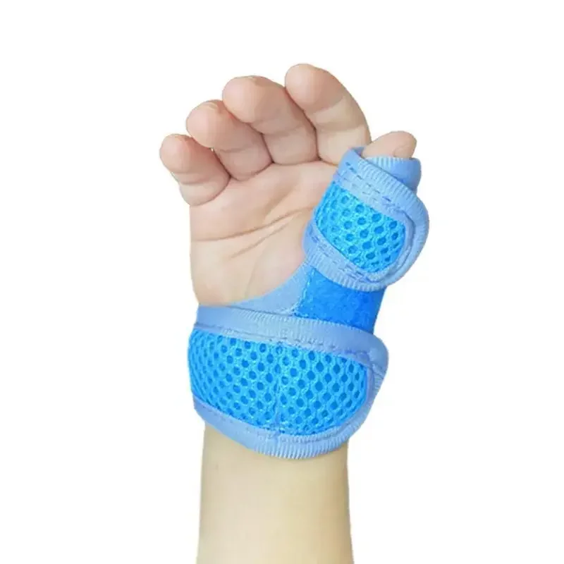 Children Kids Thumb Brace Lightweight Thumb Splint Support Adjustable Hand Wrist Thumb Splint for Pain Relief Sprains Strains