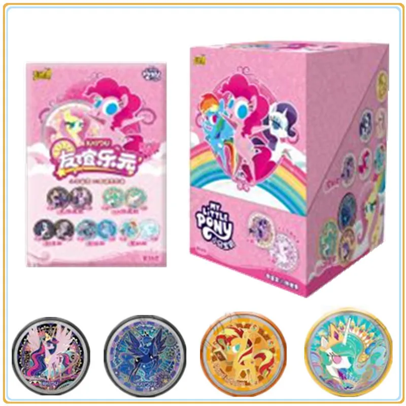 En Stock Original KAYOU My Little Pony insignia de caramelo de doble cara Star Fantasy Edition mijo barra de succión magnética caja ciega