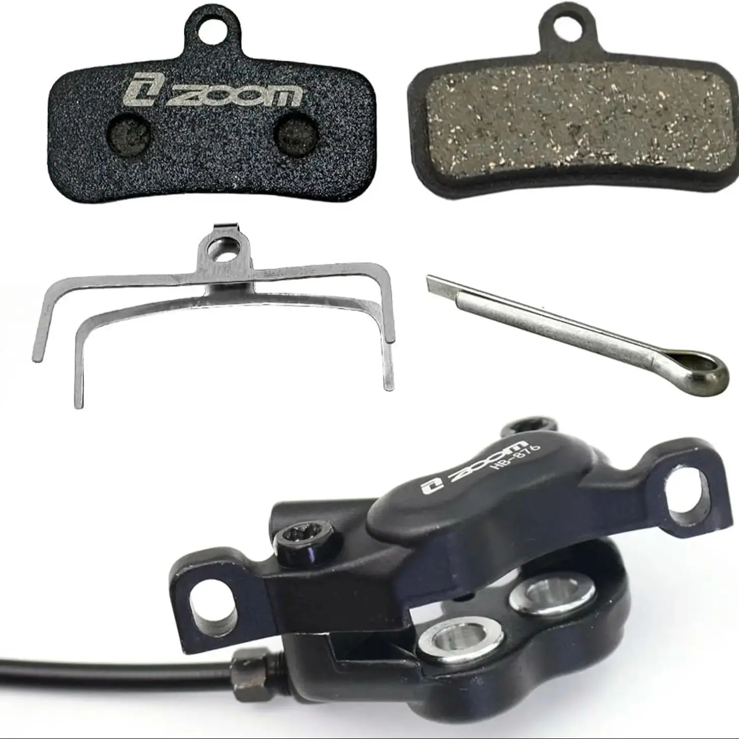 AliExpress NONE 1 Pair 4 Piston Hydraulic Bicycle Brake Pads for ZOOM HB876 SHIMANO D02S XT M9020 M8020 Saint M640 M800 M810 M820 M520 M420 876
