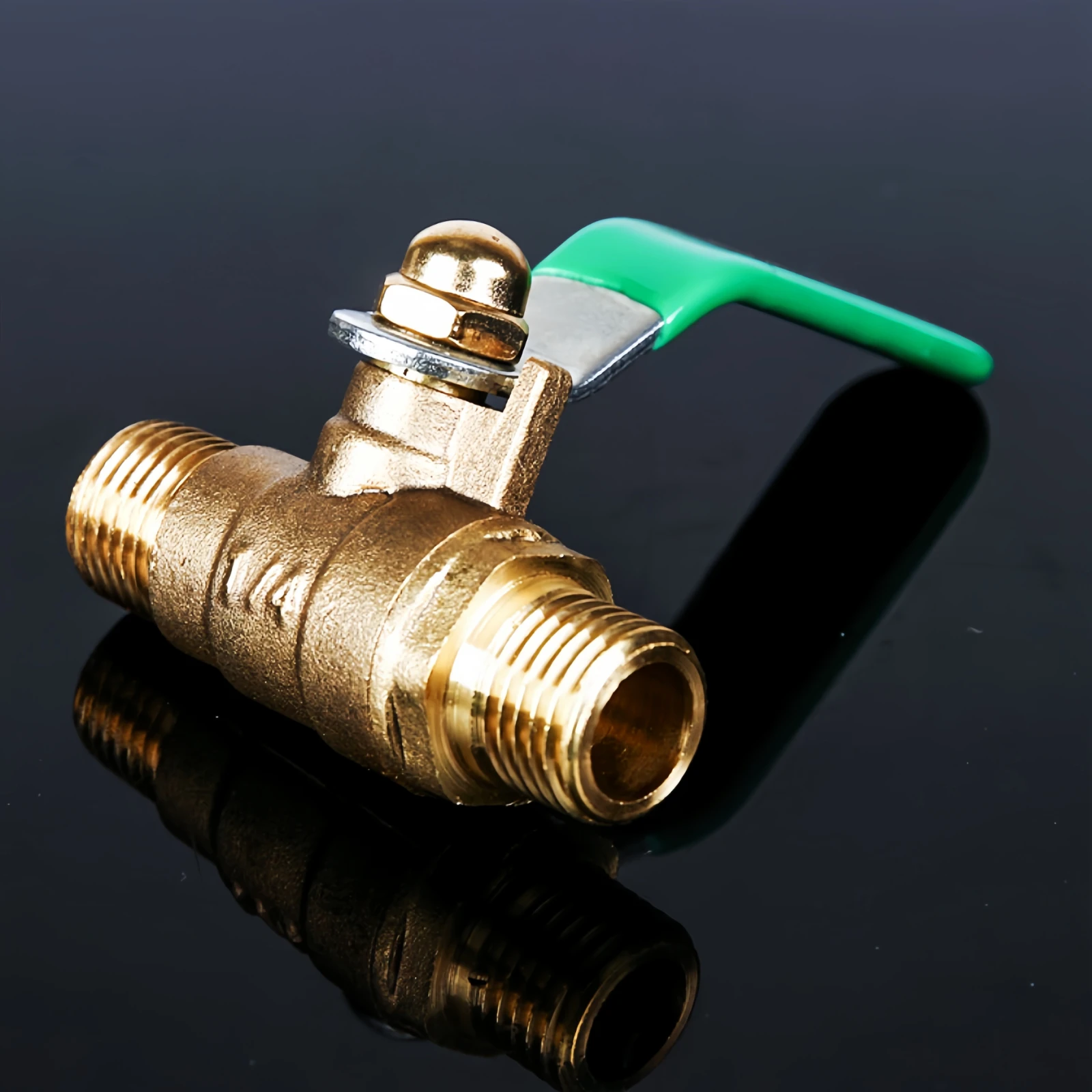 Copper Ball Valve Thickened Brass Inner Wire Water Distribution Valve Tap Water Switch Quick Interface Ball Valve Angle Valve