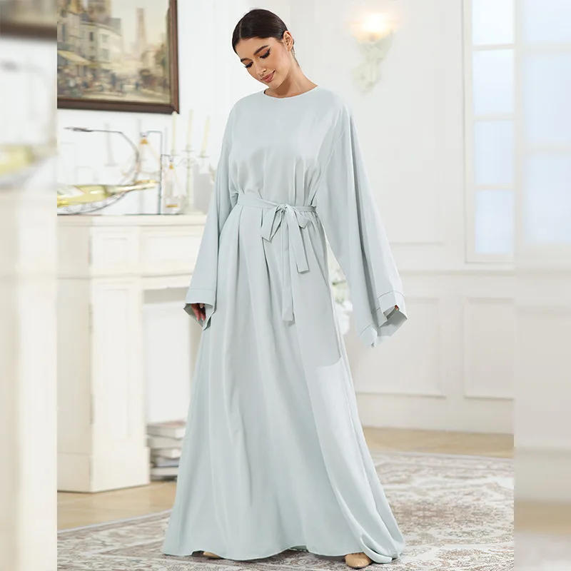 

Eid Mubarak Djellaba Women Muslim Dubai Saudi Abaya Maxi Dress Turkish Arab Robe Islam Ramadan Femme Musulmane Clothing Vestidos