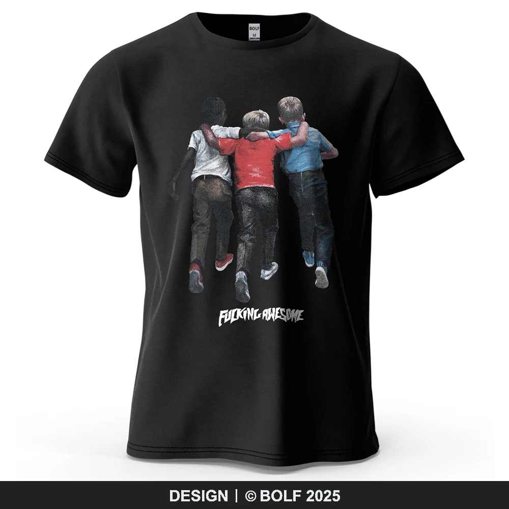 Fantastisches nostalgisches bedrucktes Herren-T-Shirt aus 100 % Baumwolle, übergroße Kindheitserinnerungs-Grafik-T-Shirts für Damen, Top-T-Shirts, lässige Streetwear