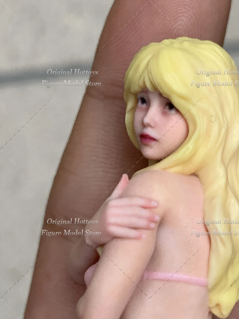 

Миниатюрная реалистичная фигурка солдатки в масштабе 1/16, с жёлтыми волосами, милая девушка, полный комплект, около 6,5 см, коллекционная модель.