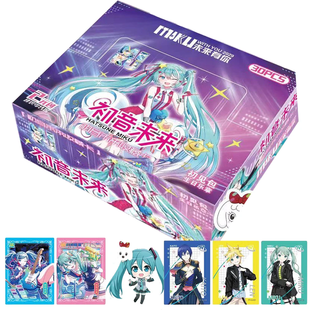 Wholesale Hatsune Miku Card For Children Top Japanese Singers Genuine Rare Limited Game Collection Card Doujin Toys And Hobbies