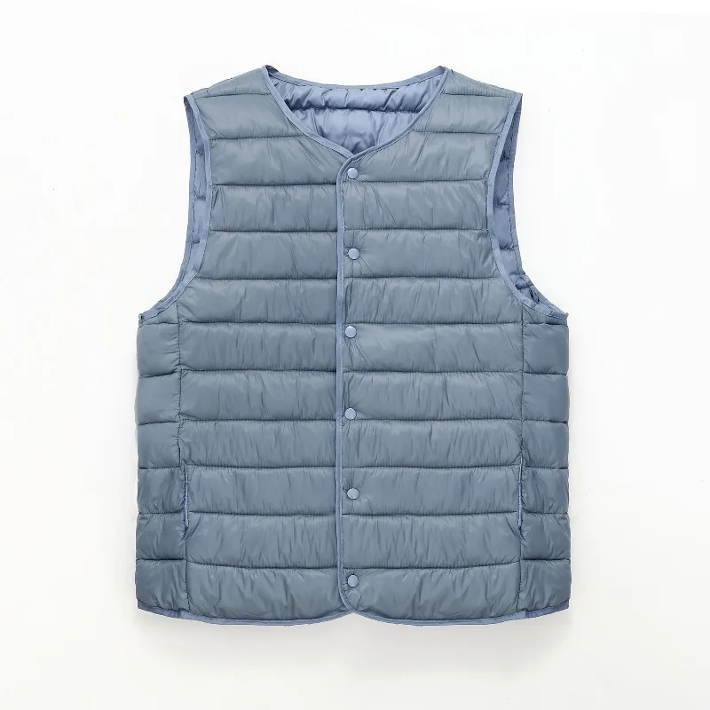 

2025 New Men's Down Cotton Vest Warm Slim Fit Versatile Inner Outer Layer Short Large Size Winter Jacket​