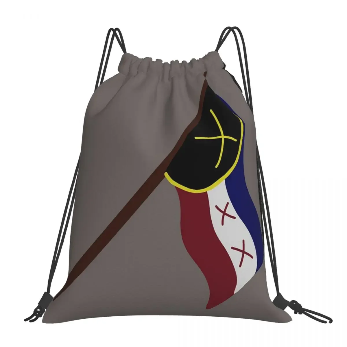 L'Manburg Flagge Rucksäcke Mode tragbare Kordel zug Taschen Kordel zug Bündel Tasche Kleinigkeiten Tasche Bücher tasche für Reises tu denten