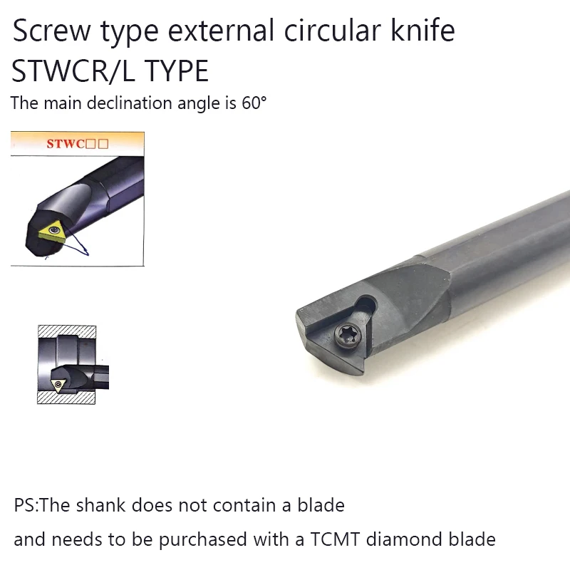 S16q-stwcr11/16 NC turning tool bar STWCL11 internal hole tool boring tool bar S16Q/S12M/S10K