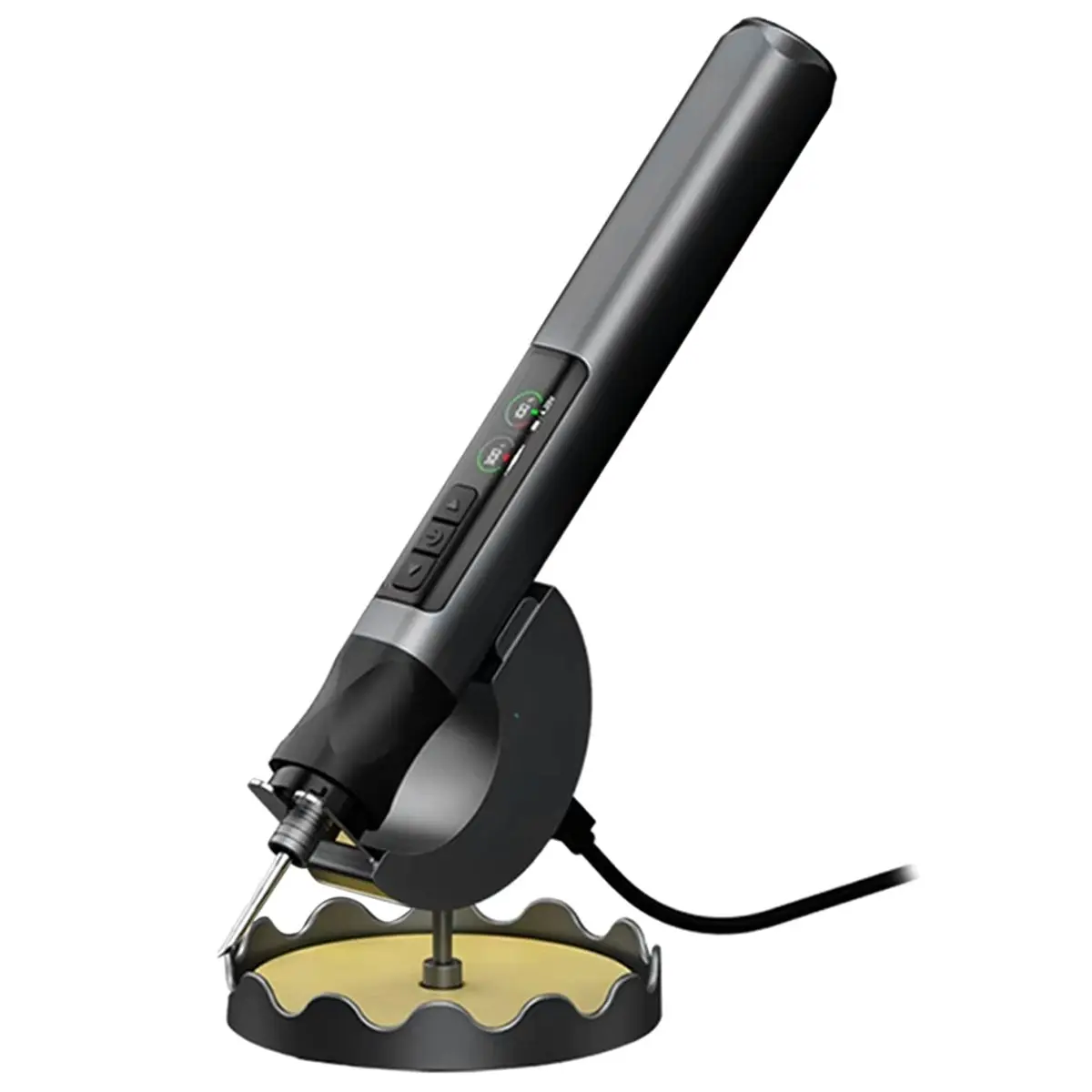 【TODAY-BUY】~@ 75W Soldering Iron Station Portable Cordless 150-480C Smart Temp Control 2S Fast Heat for Phone PCB Repair