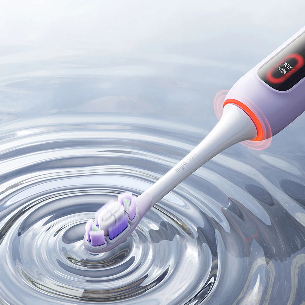 MIJIA Oscillation Electric Toothbrush Pro Gift Box With Travel Case,180 Days Battery,Smart Display,IPX8 Waterproof With Two Head view 6