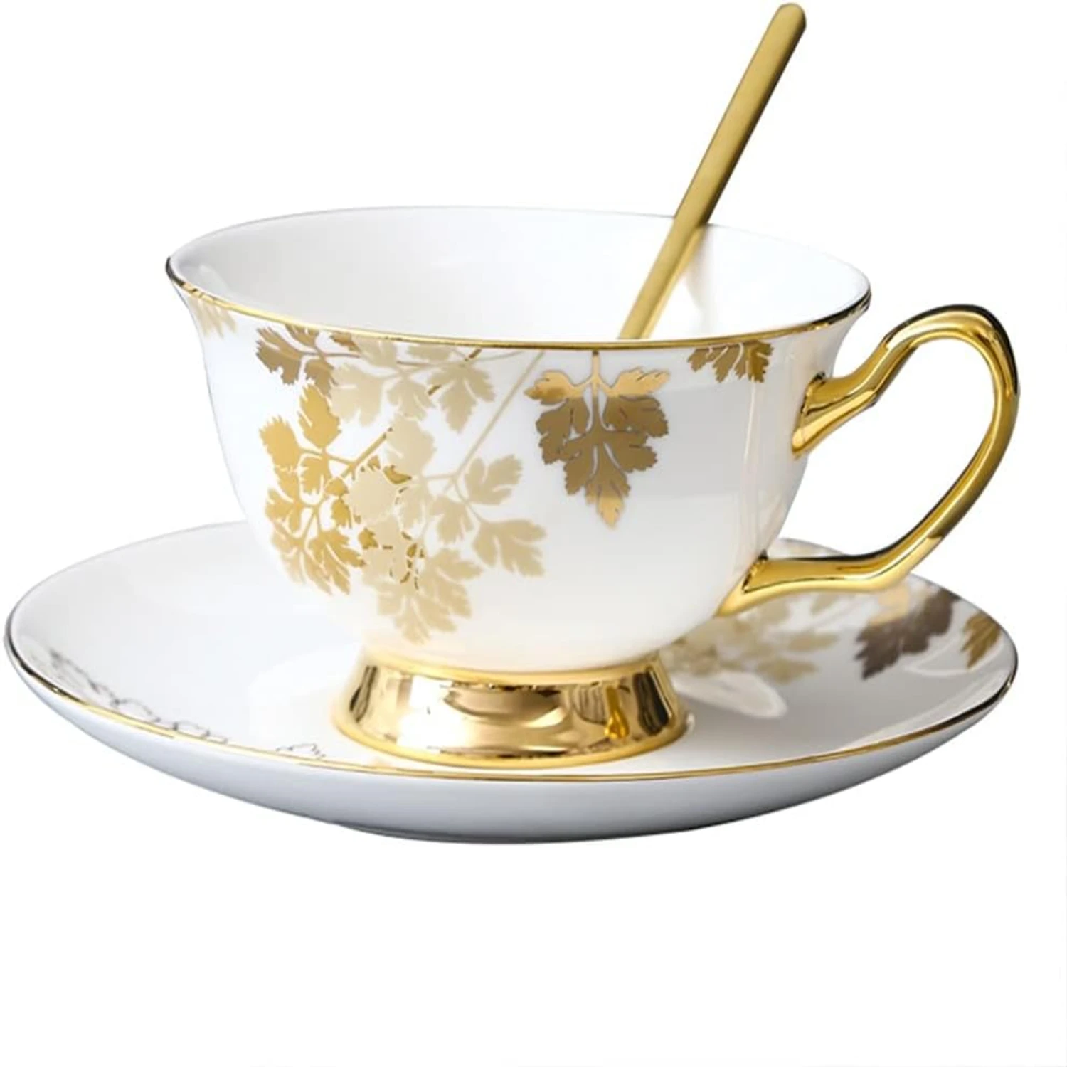 

Elevate your tea time experience with this exquisitely crafted, opulent and stylish tea cup set. Designed to bring a touch of el